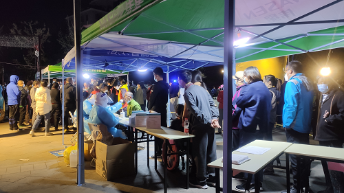 完成全員檢測，請全民放心